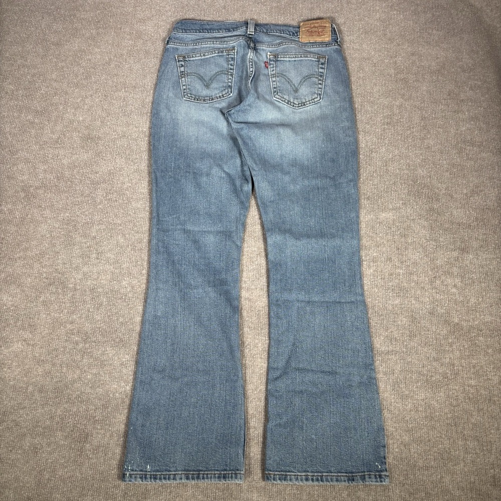 Vintage Levis 515 Jeans Womens 4S Bootcut Light Wash Blue Denim Western Y2K - Picture 3 of 16